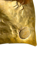 Vintage Hervé Van Der Straeten Asymmetric Heart Brooch cartouche @recess la