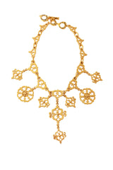 filigree medallion necklace @ Recess LA