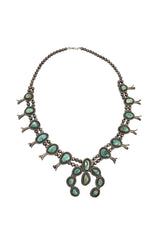 Tony Garcia Turquoise Squash Blossom Necklace @recess la