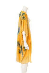 tie dye kimono-style duster on mannequin side @ Recess LA