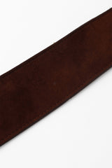 logo buckle belt by Gucci suede close @ Recess LA