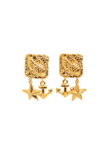Vintage Marie Claire Paris Nautical Charm Earrings @ Recess LA
