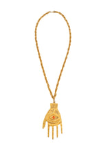 Hamsa Pendant Chain Necklace @ Recess LA