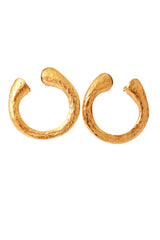 Large U earrings by Alexis Lahellec @ Recess LA