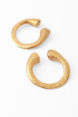 Large U earrings by Alexis Lahellec close @ Recess LA