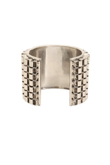 Wide Grid Chain Cuff opening @ Recess LA