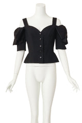Sweetheart Bow Top by Jean Louis Scherrer on mannequin @ Recess LA