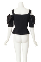 Sweetheart Bow Top by Jean Louis Scherrer on mannequin back @ Recess LA