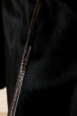 pony hair coat by Joop! tie crack @ Recess LA