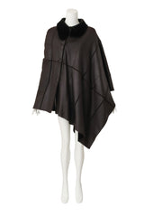 leather poncho by Michael Kors on mannequin @ Recess LA