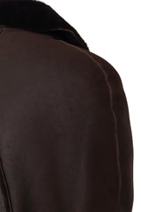 leather poncho by Michael Kors on mannequin small scuffs @ Recess LA