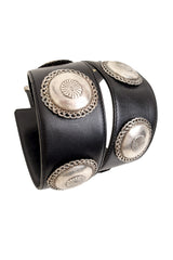 concho leather waist belt by J&M Davidson coiled @ Recess LA