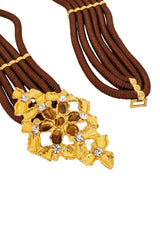 Crystal Form Chord Belt by Franklab buckle and loop @ Recess LA