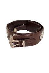 leather waist belt by J&M Davidson coiled @ Recess LA