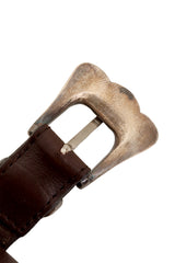 leather waist belt by J&M Davidson inside clasp @ Recess LA