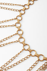 Chain Drape Ring Belt rings close @ Recess LA