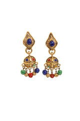 Vintage Guy Laroche Eclectic Orb Bead Charm Earrings @ Recess LA