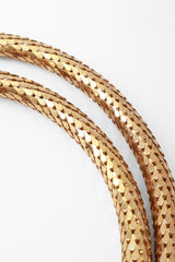 mesh snake belt necklace mesh close @ Recess LA