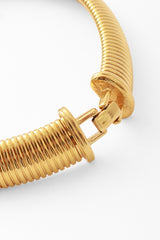 chain collar necklace by Monet clasp @ Recess LA