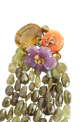 Greens Semi-Precious Stone Bead Bracelet by Iradj Moini @ Recess LA