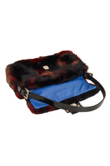 Vintage Fendi Beaver Fur Marbled Baguette strap @ Recess