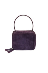 Vintage Chanel Suede CC Handle Box Bag @ Recess LA