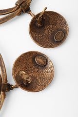 hoop drop earrings by Cesaree stamp @ Recess LA