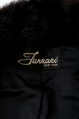 Fur Cocoon Coat by Furrari on mannequin @ Recess LA