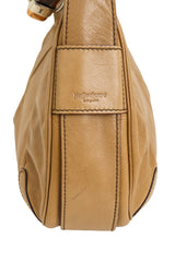 Vintage Tom Ford for Yves Saint Laurent Mixed Metal Mombasa Hobo Bag side signature stamp @ Recess LA