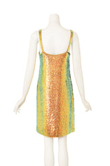2014C Prism Sequin Shift Dress on mannequin back @ Recess LA