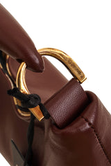 Roberto Cavalli Leather Hobo Horn Bag handle 1 @ Recess LA