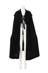 Ruffle Tassel Cape by Saint Laurent on mannequin @Recess LA
