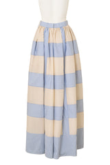 Striped Gazar Ball Skirt by Bill Blass on mannequin back @ Recess LA