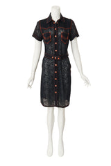 Lace Shirt Dress by Jean Paul Gaultier on mannequin @ Recess LA