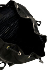 Prada Nylon Multi Pocket Backpack inside @ Recess LA