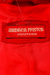 Suede jacket by Andrea Pfister label @ Recess LA