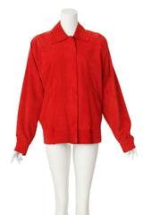 Suede jacket by Andrea Pfister on mannequin @ Recess LA