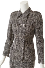 Mono Animal Jacket & Skirt Set on mannequin close @ Recess LA