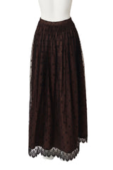 Lace Ball Skirt by Geoffrey Beene on mannequin back @ Recess LA