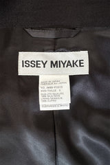 Issey Miyake Woven Chevron Tie Jacket signature label @recess la