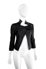 Issey Miyake Woven Chevron Tie Jacket front on mannequin @recess la