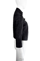 Issey Miyake Woven Chevron Tie Jacket side one mannequin @recess la