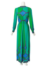 baroque print jumpsuit by Emilio Pucci on mannequin back @ Recess LA