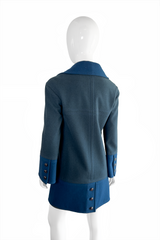 Chanel 2013 F/W Double Breasted Peacoat back on mannequin @recess la