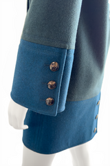 Chanel 2013 F/W Double Breasted Peacoat cuff detail @recess la