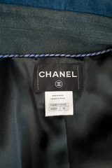 Chanel 2013 F/W Double Breasted Peacoat signature label @recess la