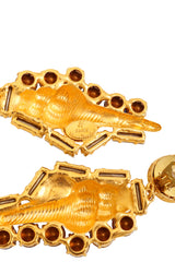Jeweled Conch Drop Earrings by Hanna Bernhard signature @ Recess LA