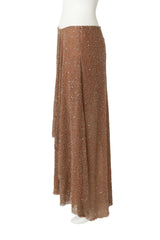 Sequin Waterfall Skirt by Ralph Lauren on mannequin side @ Recess LA