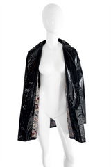 Louis Vuitton Vinyl Swing Jacket open front on mannequin @recess la