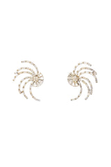 Vintage crystal strand earrings @ Recess LA